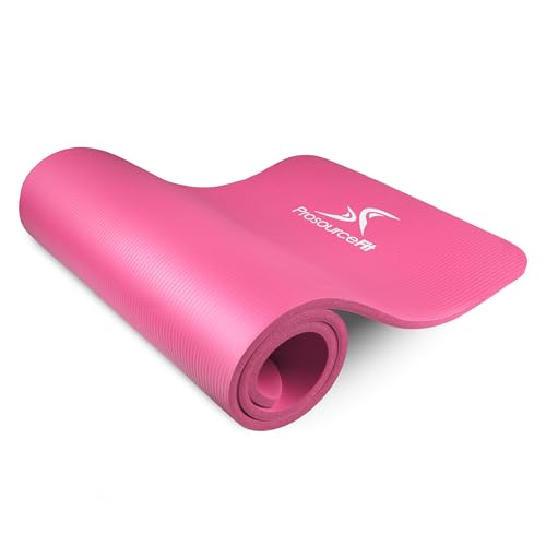 ProsourceFit Extra Thick Yoga and Pilates Mat ½” (13mm), 71-inch Long High Density Exercise Mat with Comfort Foam and Carrying Strap von ProsourceFit