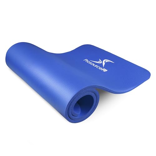 ProsourceFit Extra Thick Yoga and Pilates Mat ½” (13mm), 71-inch Long High Density Exercise Mat with Comfort Foam and Carrying Strap von ProsourceFit