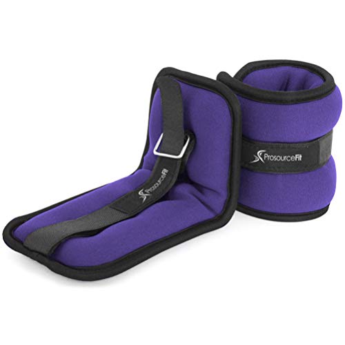 ProsourceFit Unisex – Erwachsene Einstellbarer Knöchel Gewichte, Violett, Einheitsgröße von ProsourceFit