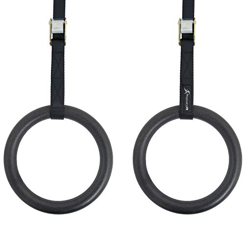ProsourceFit Unisex – Erwachsene Fitness-Gymnastik Ringe, Schwarz, Einheitsgröße ProsourceFit Unisex – Erwachsene Fitness-Gymnastik Ringe, Schwarz, Einheitsgröße von ProsourceFit
