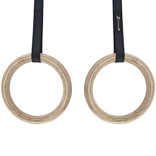 ProsourceFit Unisex – Erwachsene Gymnastik aus Holz Gymnastische Ringe, Mehrfarbig, Einheitsgröße ProsourceFit Unisex – Erwachsene Gymnastik aus Holz Gymnastische Ringe, Mehrfarbig, Einheitsgröße von ProsourceFit