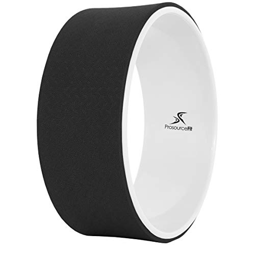 ProsourceFit Unisex – Erwachsene 810244022597 Yoga-Rad, Black/White, Einheitsgröße von ProsourceFit