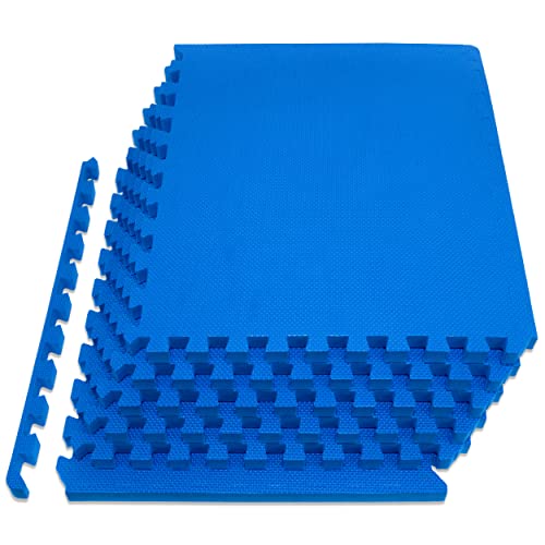 ProsourceFit Extra Thick Puzzle Exercise Mat ¾” and 1", EVA Foam Interlocking Tiles for Protective, Cushioned Workout Flooring for Home and Gym Equipment von ProsourceFit