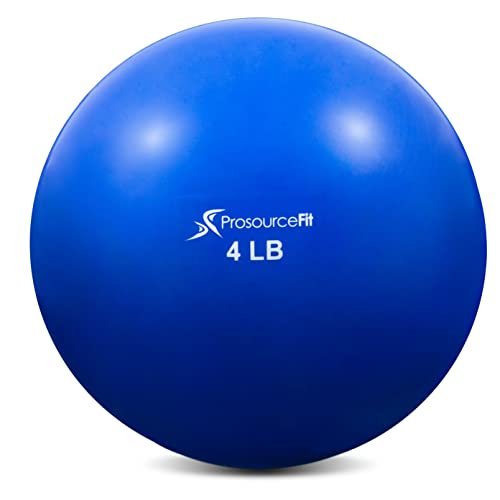 ProsourceFit Weighted Toning Exercise Balls for Pilates, Yoga, Strength Training and Physical Therapy, 2 lb to 8 lb, Color Coded von ProsourceFit