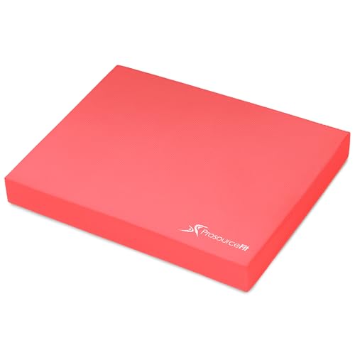 ProsourceFit Exercise Balance Pad – Large Cushioned Non-Slip Foam Mat & Knee Pad for Fitness, Stability Training, Physical Therapy, Yoga Red - XL - (18.75" x 15") ProsourceFit Exercise Balance Pad – Large Cushioned Non-Slip Foam Mat & Knee Pad for Fitness, Stability Training, Physical Therapy, Yoga Red - XL - (18.75" x 15") von ProsourceFit
