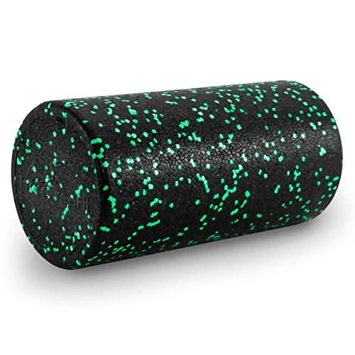 ProsourceFit High Density Foam Rollers 12 - inches long, Firm Full Body Athletic Massage Tool for Back Stretching, Yoga, Pilates, Post Workout Muscle Recuperation, Black/Green ProsourceFit High Density Foam Rollers 12 - inches long, Firm Full Body Athletic Massage Tool for Back Stretching, Yoga, Pilates, Post Workout Muscle Recuperation, Black/Green von ProsourceFit
