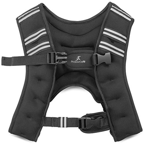 ProsourceFit Exercise Weighted Training Vest - 6lb, Black von ProsourceFit