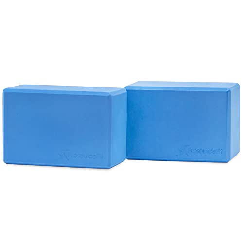 ProsourceFit Unisex – Erwachsene 859335003510 Yoga-Blöcke, Blau, Einheitsgröße von ProsourceFit