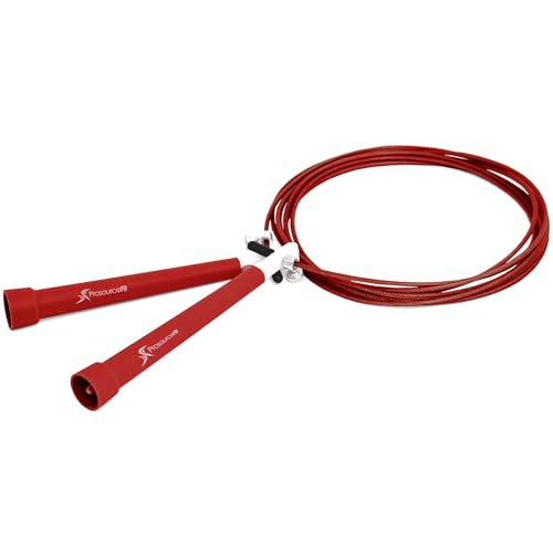 ProsourceFit Unisex-Erwachsene ProSource ps-1173-cjr-red Speed Springseil, rot, 10-Feet ProsourceFit Unisex-Erwachsene ProSource ps-1173-cjr-red Speed Springseil, rot, 10-Feet von ProsourceFit