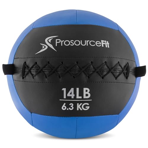ProsourceFit Unisex – Erwachsene ps-2212-mwb-14lb Medizin-Ball, Blue 14 LB, Einheitsgröße von ProsourceFit