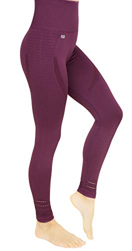 Prosske Damen Sport Leggings High Waist DLL1 Laufhose Fitnesshose Sporthose Atmungsaktiv - Weinrot, L Prosske Damen Sport Leggings High Waist DLL1 Laufhose Fitnesshose Sporthose Atmungsaktiv - Weinrot, L von Prosske