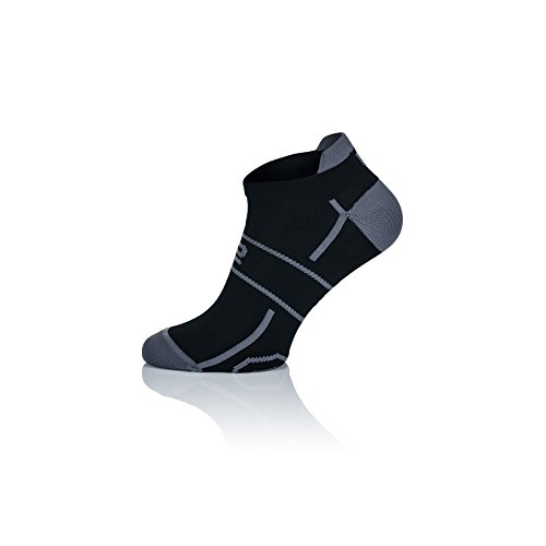 Prosske LF-1 Füßlinge Sportsocken Laufsocken Radsocken Atmungsaktiv Damen Herren Kinder viele Farben - schwarz-grau, 41-43 Prosske LF-1 Füßlinge Sportsocken Laufsocken Radsocken Atmungsaktiv Damen Herren Kinder viele Farben - schwarz-grau, 41-43 von Prosske