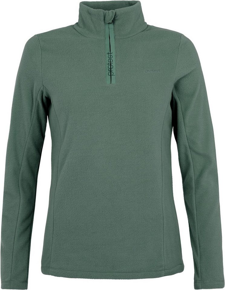 Protest Fleecepullover MUTEZ 1/4 zip top Evergreen von Protest