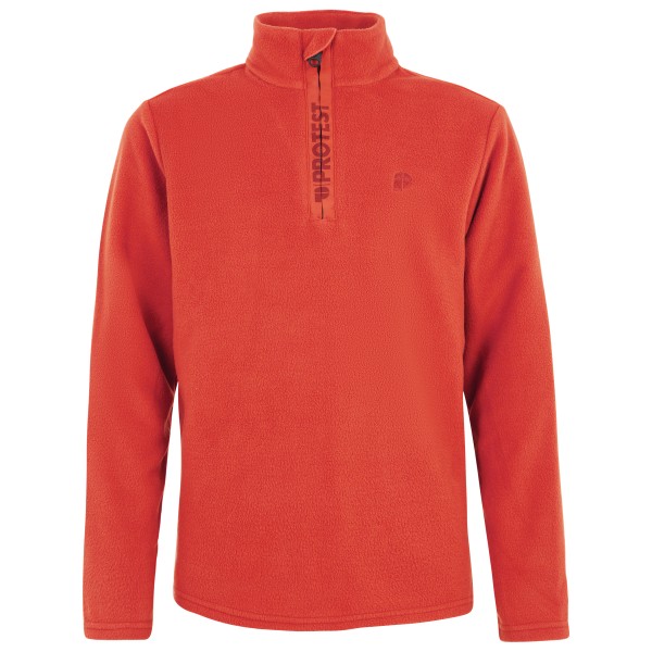 Protest - Kid's Perfecty 1/4 Zip Top - Fleecepullover Gr 128 rot von Protest