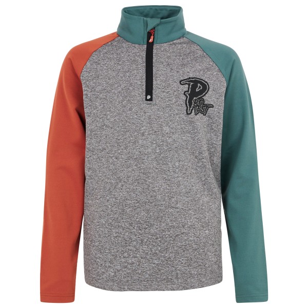 Protest - Kid's Prtvalki 1/4 Zip Top - Fleecepullover Gr 128 grau von Protest