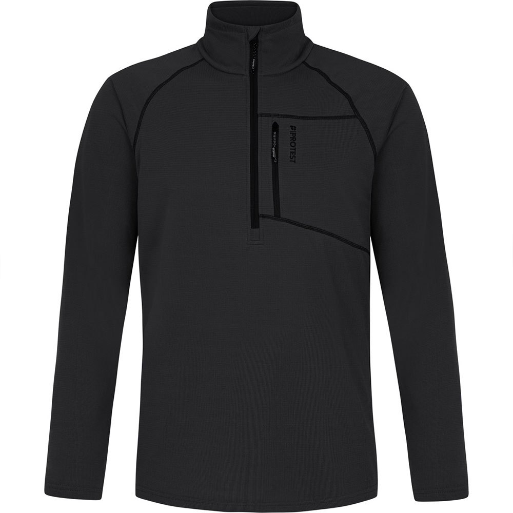 Protest Kody Half Zip Long Sleeve T-shirt Schwarz,Grau S Mann Protest Kody Half Zip Long Sleeve T-shirt Schwarz,Grau S Mann von Protest