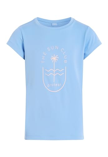 Protest Mädchen Kurzarm-Rashguard PRTJOY JR Upf-50-Schutz Havasublue 140 von Protest