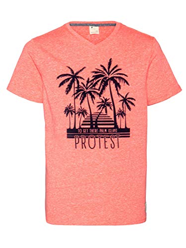 Protest Rafi Jr Kinder-T-Shirt, Jungen, 1810301, Neonpink, 104 cm Protest Rafi Jr Kinder-T-Shirt, Jungen, 1810301, Neonpink, 104 cm von Protest