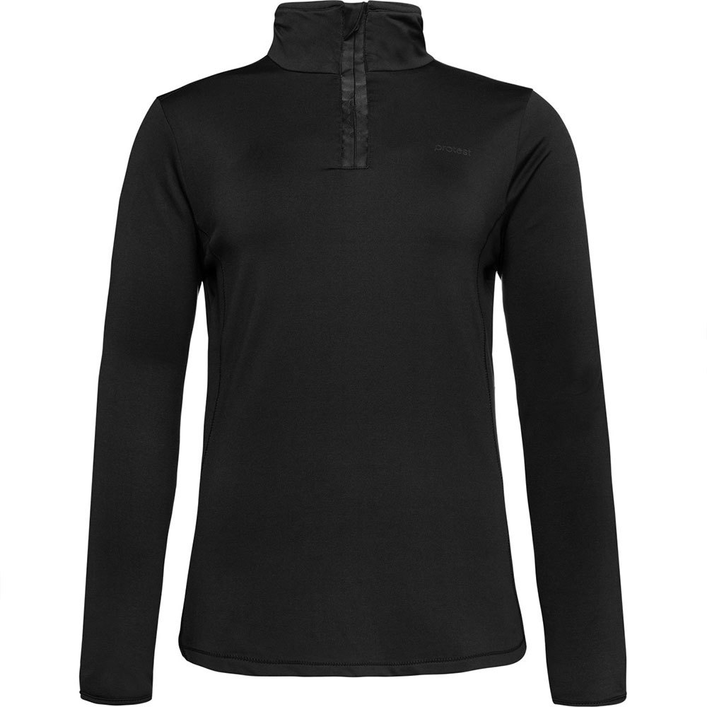 Protest Refabriz Half Zip Long Sleeve T-shirt Schwarz S Frau von Protest