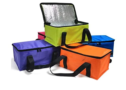 Provance Kühltasche Einkaufstasche Isoliertasche Kühlbox 9,5L Picknicktasche Isolierbox faltbar Picknicktasche Strandtasche (Gelb) von Provance