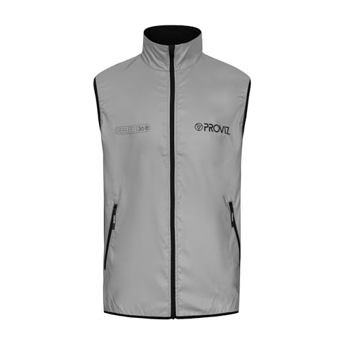 Proviz Men's Reflect360 Running Vest, Silver, XX-Large von Proviz