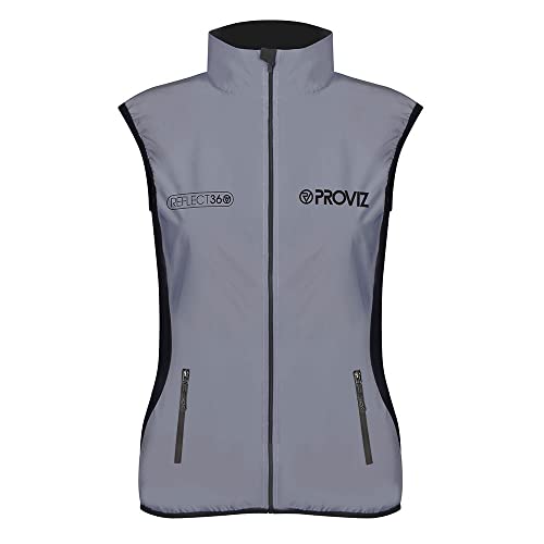 Proviz Women's Reflect360 Running Vest, Silver, Size 10 Proviz Women's Reflect360 Running Vest, Silver, Size 10 von Proviz