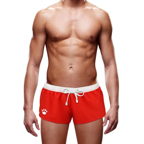 Prowler Badehose mit Pfotenabdruckmotiv, Rot, rot, L/XL Prowler Badehose mit Pfotenabdruckmotiv, Rot, rot, L/XL von Prowler