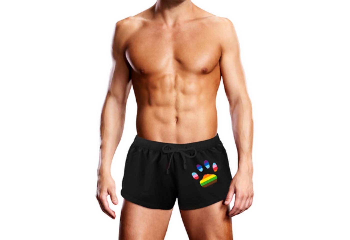 Prowler Badeshorts Prowler - Swim Trunk - Black Oversized Paw - (L,M,S,XL) von Prowler