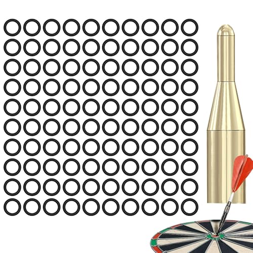 Proypiax 100 St Dartpfeile Zubehör,Gummiringe Zur Besseren Befestigung Der Darts Schäfte Gummiringe Schwarz Schaftringe Dart Federringe Darts Shaftrings Proypiax 100 St Dartpfeile Zubehör,Gummiringe Zur Besseren Befestigung Der Darts Schäfte Gummiringe Schwarz Schaftringe Dart Federringe Darts Shaftrings von Proypiax