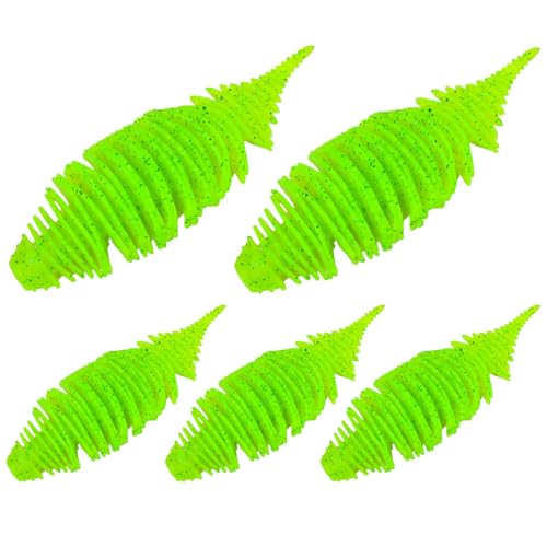 Proypiax Weicher Süßwasser-Angelköder, Gummiköder zum - 5 Stück weiche animierte Swimbaits künstliche Angelköder | Easy Catching Lures Kit, Starke Anziehungskraft, gefälschte Angelköderausrüstung für Proypiax Weicher Süßwasser-Angelköder, Gummiköder zum - 5 Stück weiche animierte Swimbaits künstliche Angelköder | Easy Catching Lures Kit, Starke Anziehungskraft, gefälschte Angelköderausrüstung für von Proypiax