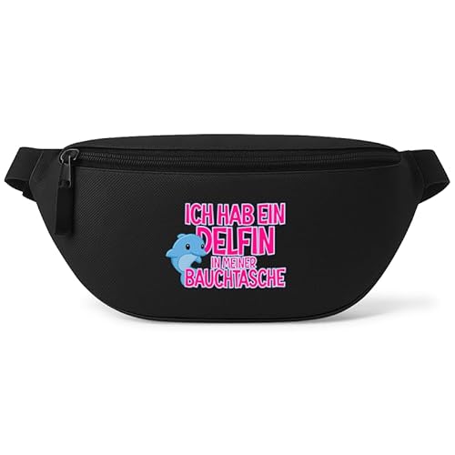 Ich hab EIN Delfin in meiner Bauchtasche - Bauchtasche | Malle | Party | Urlaub | lustige Sprüche | Festival | Umhängetasche | Schwarz Ich hab EIN Delfin in meiner Bauchtasche - Bauchtasche | Malle | Party | Urlaub | lustige Sprüche | Festival | Umhängetasche | Schwarz von Prozente Momente