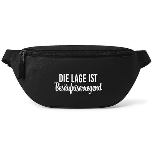 Die Lage ist Besäufniserregend - Bauchtasche - Bauchtasche | Malle | Party | Urlaub | lustige Sprüche | Festival | Umhängetasche | Schwarz Die Lage ist Besäufniserregend - Bauchtasche - Bauchtasche | Malle | Party | Urlaub | lustige Sprüche | Festival | Umhängetasche | Schwarz von Prozente Momente