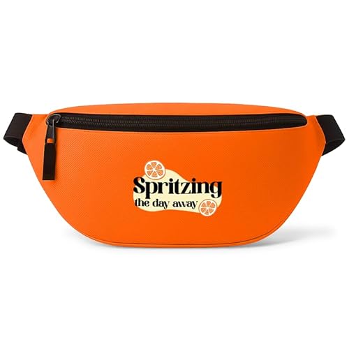 Spritzing The Day Away - Bauchtasche - Bauchtasche | Malle | Party | Urlaub | lustige Sprüche | Festival | Umhängetasche | Orange Spritzing The Day Away - Bauchtasche - Bauchtasche | Malle | Party | Urlaub | lustige Sprüche | Festival | Umhängetasche | Orange von Prozente Momente