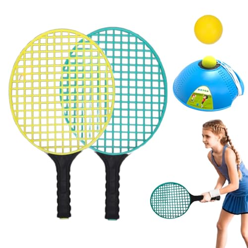 Pruojhw Tennis-Trainingshilfe, Tennistrainer-Set - Tennis-Trainingsausrüstung Tennis-Übungsgerät | Tennis-Trainingshilfe, Tennistrainer für Tennisbegeisterte, Familie, Freunde, Kinder von Pruojhw