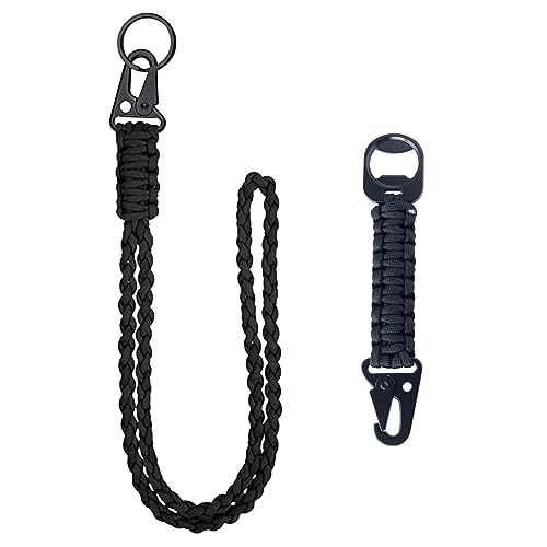 2 Stück Mehrzweck Paracord Schlüsselanhänger Überlebenswerkzeug Paracord Schnur Seil Notfälle Schlüsselanhänger Für Outdoor Camping Wandern von Psdndeww