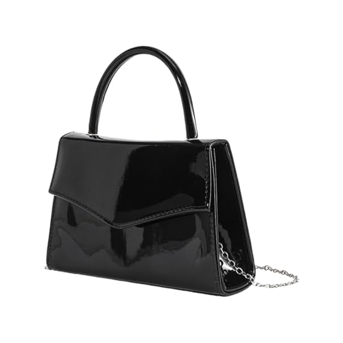 Modische Damen Party Eevening Tasche PU Leder Schultertaschen Crossbody Geldbörse Kette Riemen Handtasche für Hochzeit, siehe abbildung von Psdndeww