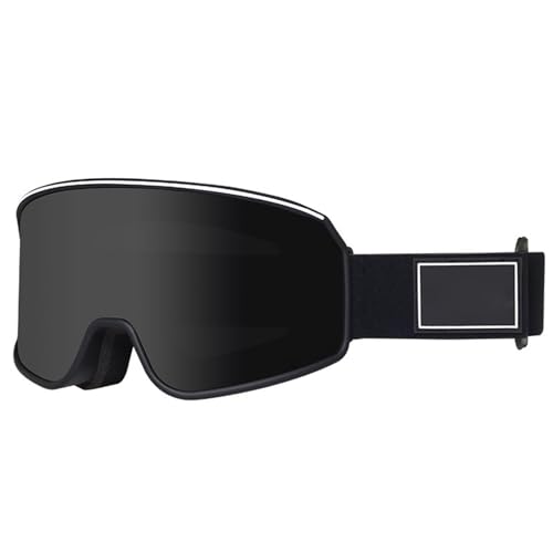 Psdndeww Anti-Beschlag-Snowboardbrille, doppellagig, UV-Schutz, Skibrille, kompatibel mit Kurzsichtigkeit, für Erwachsene von Psdndeww
