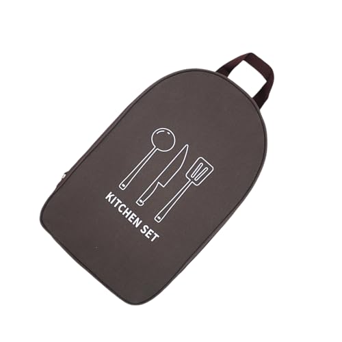 Psdndeww Kochutensilien Tragbare Reise Geschirrbeutel Outdoor Camping Kochgeschirr Tasche Löffel Essstäbchen Aufbewahrungstasche von Psdndeww