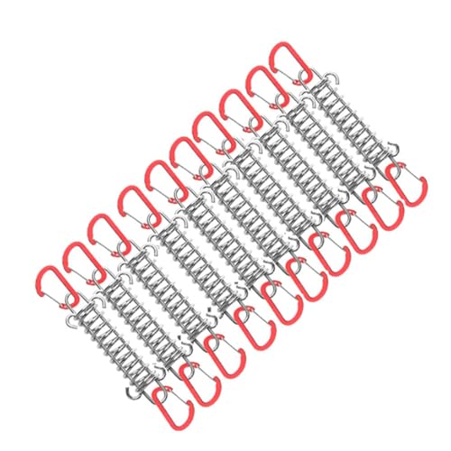 Psdndeww Outdoor Stoßdämpfende Federspanner Trainingsleine Hochfeste Camping Zelt Seilspanner Federschnallen von Psdndeww