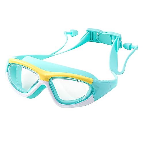 Psdndeww Schwimmbrille Schwimmbrille Kleinkinder Verstellbare Schwimmbrille Ohrstöpsel von Psdndeww