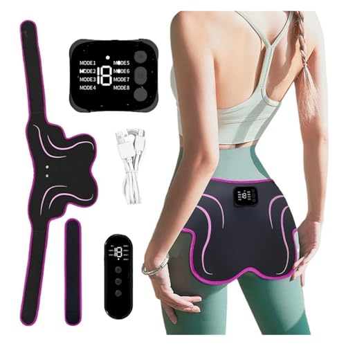 Psyfwznkny Booty Trainer, ABS-Stimulator, intelligente tragbare Po-Lifting-Maschine, 6 einstellbare Modi, tragbarer Booty-Muskeltoner für das Workout im Heim-Fitnessstudio von Psyfwznkny