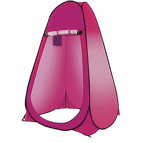 Camping-Zelt, Pop-up-Zelt ， Tragbares Sichtschutzzelt, automatisches, schnell zu öffnendes Umkleidezelt, Außenduschzelt, Pop-Up-Sichtschutzzelt, for Umkleiden/Angeln/Baden im Freien(Pink) von PuLAif