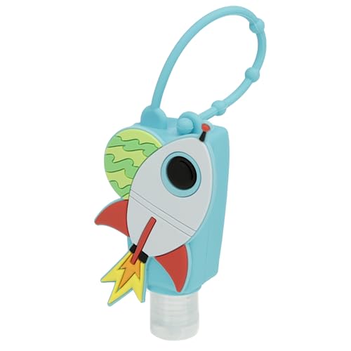 Gel Hand Sanitiser with Space Cadet Rocket Silicone Cover Gel Hand Sanitiser with Space Cadet Rocket Silicone Cover von Puckator