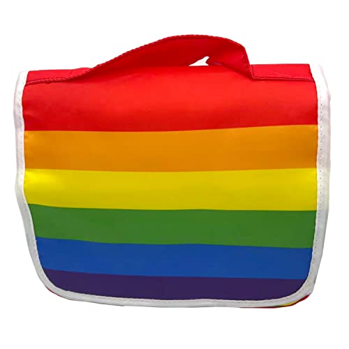Kosmetiktasche mit Haken zum Aufhängen - Regenbogen, Regenbogen, 25x17x10cm, Kosmetiktasche, weich, für unterwegs, mit Klettverschluss und Haken zum Aufhängen Kosmetiktasche mit Haken zum Aufhängen - Regenbogen, Regenbogen, 25x17x10cm, Kosmetiktasche, weich, für unterwegs, mit Klettverschluss und Haken zum Aufhängen von Puckator