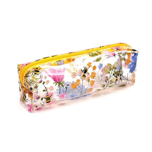 Puckator Federmäppchen transparent - Bienen - Nectar Meadows, Mehrfarbig, Transparentes Federmäppchen aus PVC mit Reißverschluss Puckator Federmäppchen transparent - Bienen - Nectar Meadows, Mehrfarbig, Transparentes Federmäppchen aus PVC mit Reißverschluss von Puckator