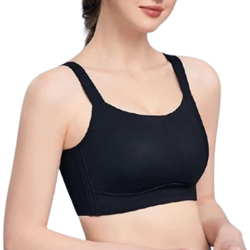 Anti-Sagging Large Breast Support Armpit Fat Control Bra, Support Push up Bras for Women Full Coverage and Lift (Black,3XL) von Pukmqu