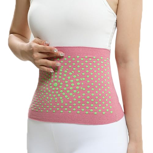 Flouris Fiber Body Shaping Waist Protector, Flouris Fiber and Wormwood Body Shaping Waist Protector, M-2XL (Pink,L) von Pukmqu