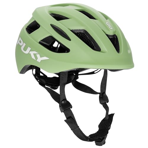PUKY Helmet M Grün | Optimal für Kopfumfang 54-58 cm | Leicht & Belüftet | Robuster Polycarbonat & EPS-Schaum Schutz | Licht-Modul & 360° Sichtbarkeit | Stylisches Design & Farboptionen PUKY Helmet M Grün | Optimal für Kopfumfang 54-58 cm | Leicht & Belüftet | Robuster Polycarbonat & EPS-Schaum Schutz | Licht-Modul & 360° Sichtbarkeit | Stylisches Design & Farboptionen von PUKY
