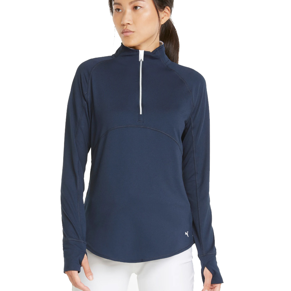 'Puma Golf Damen Gamer 1/4 Zip Pullover navy' 'Puma Golf Damen Gamer 1/4 Zip Pullover navy' von 'Puma Golf'