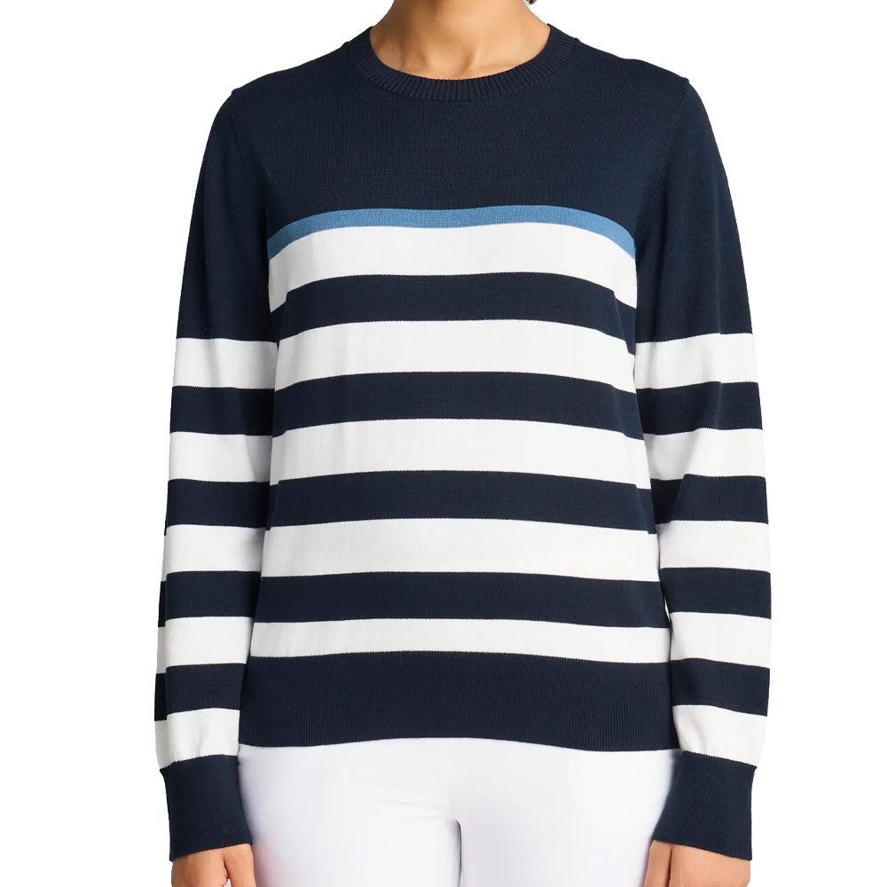 'Puma Golf Resort Stripe Damen Pullover navy/weiss' 'Puma Golf Resort Stripe Damen Pullover navy/weiss' von 'Puma Golf'